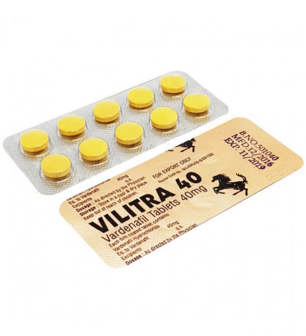 vilitra 40mg tablets